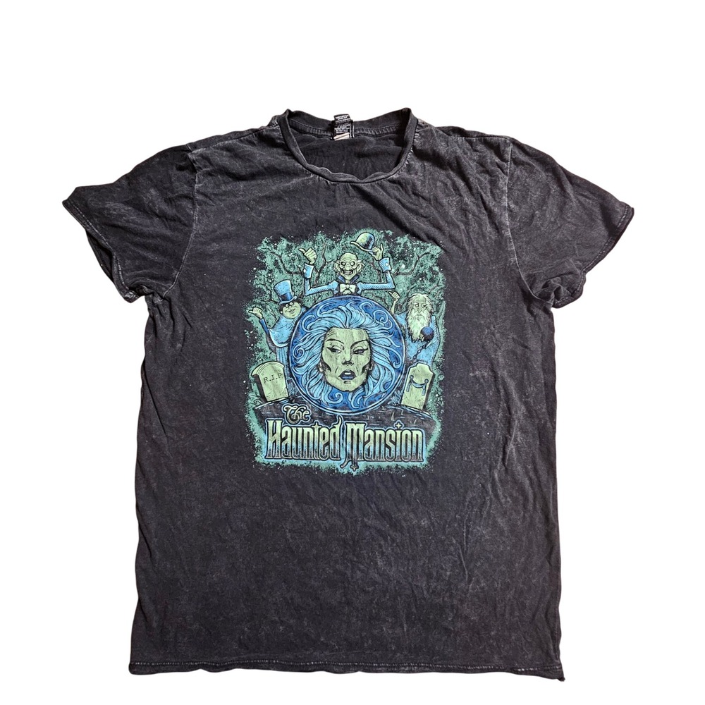 Vintage Disney Haunted Mansion Graphic T-Shirt Madame Leota SM Retro Whimsigoth